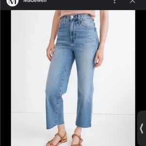 Madewell perfect vintage wide leg crop